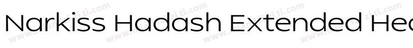 Narkiss Hadash Extended Heavy字体转换